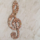 Treble clef wall art