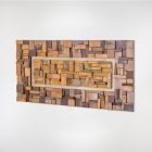 cuadro de arte en madera para salón