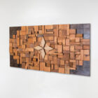 wooden wall sculpture