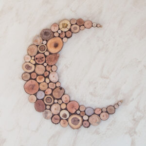wooden moon