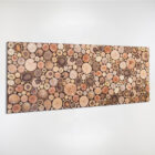 Large Wood Slices Wall Decor statement piece