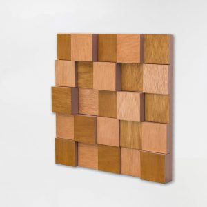 cuadro 3D de madera