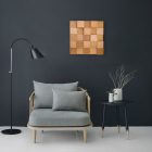 cuadro 3D madera moderno