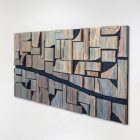 cuadro con texturas de madera