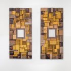 cuadros para decoración de pared con madera