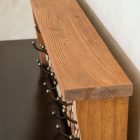perchero de madera reciclada