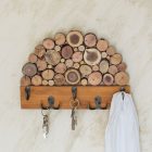 portallaves de madera