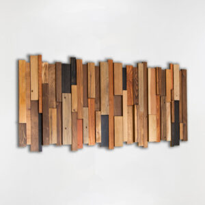wooden slat wall art