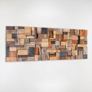 Cuadro moderno de madera.