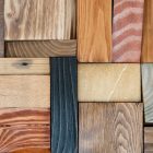Cuadro moderno de madera. 