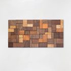 cuadro con relieve de madera